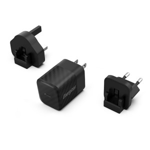 ENERGIZER A20MU WALL CHARGER 20W EU / UK / US Black