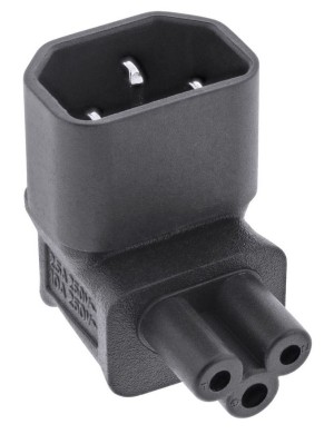 16723G CONECTOR IEC C14 a C5 Esquina