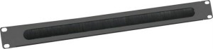 VALUE 26.99.0315-20 Patchpanel 19 1HE Bürste Ral 9005 Schwarz