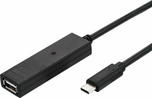 Value USB 2.0 Verlängerungskabel mit Repeater A - C Schwarz 10m - 12.99.1112