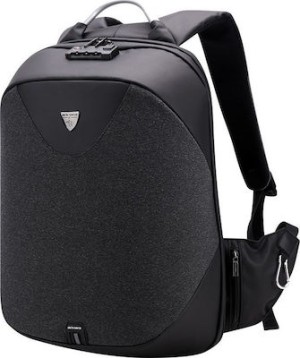 ARCTIC HUNTER τσάντα πλάτης B00208-BK με θήκη laptop 15.6, μαύρη