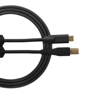 U96001BL UDG ULTIMATE AUDIO CABLE USB 2.0 C-B BLACK STRAIGHT 1,5M