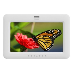 Paradox TM50 White Πληκτρολόγιο Αφής (Touch Screen) 5 ιντσών