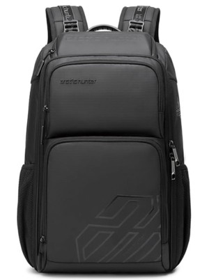 ARCTIC HUNTER τσάντα πλάτης B00461 με θήκη laptop 15.6, 25L, μαύρη