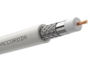 ACCORDIA VECTOR SAT 110 Coaxial cable TV - SAT 75Ohm type RG6 Shielding Class A (Meter)