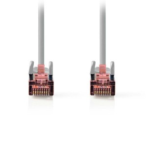 NEDIS CCGL85221GY200 Cable de red CAT 6, S/FTP, 20m en color gris.