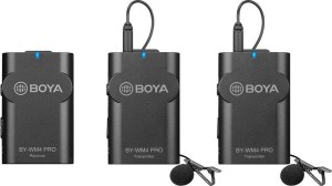 Microfono a condensatore wireless Boya BY-WM4 pro-K2 per fotocamera