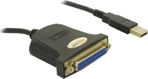 DeLock - 61330 - Adattatore USB 1.1 maschio a Parallel DB25 femmina