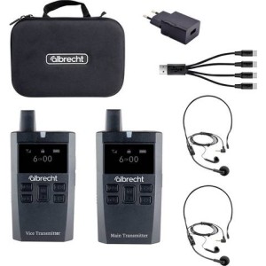 Albrecht 29931.S2 Full-duplex transceiver Albrecht MultiCom 2 S2 Full Duplex Ασύρματο Σύστημα Επικοινωνίας 2 Ατόμων έως 400m με Noise Cancellation