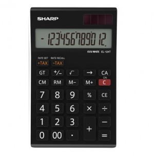 Sharp Αριθμομηχανή Λογιστική EL-124TWH 12 Ψηφίων