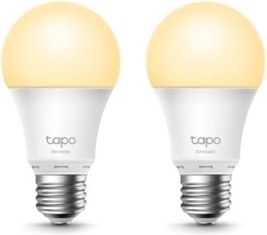 Tp-Link Tapo L510E (2-PACK) Smart Wi-Fi Glühbirne, dimmbar für E27 Sockel