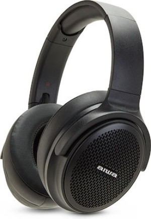 Aiwa HST-250BT Wireless/Wired Over Ear Headphones with 13 Hours of Operation Black