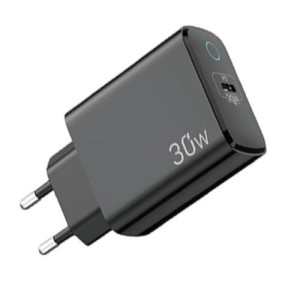 Ladegerät Lamtech (LAM112730) – USB Typ-C – 30 W – Schwarz LAM112730