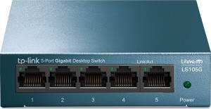 TP-LINK LS105G Unmanaged L2 Switch with 5 Gigabit (1Gbps) Ethernet Ports