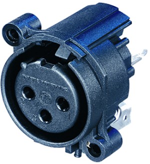 3-PIN ΑΡΣ.XLR ΣΑΣΙ ΟΡΙΖ.ΣΤΗΡ.