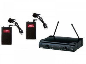 Audien SM-2288D Set of 2 Wireless VHF Lapel Microphones