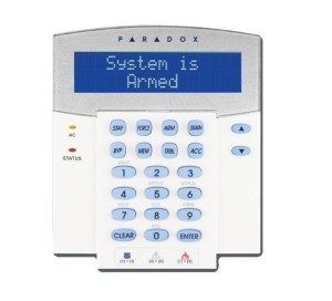 Paradox K641LX Tastiera a 32 caratteri con LCD blu e ricetrasmettitore integrato