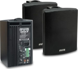 APART SDQ-5P-BL Selbstverstärkender Lautsprecher (Paar)
