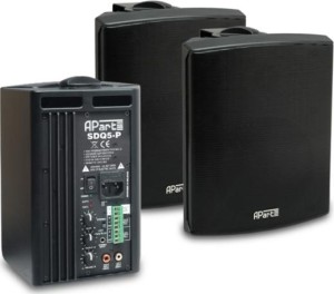 APART SDQ-5P-BL Altavoz Autoamplificador (Pareja)