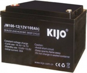 BATTERIA AL PIOMBO A SCARICA PROFONDA 12V / 100Ah JM100-12 KIJ