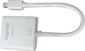 Approx C13V2 Αντάπτορας Mini DisplayPort σε VGA 162 MHz 5,4 Gbps