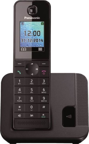Panasonic KX-TGH210GRB Μαύρο με Ανοιχτή Ακρόαση και Έγχρωμη Οθόνη.