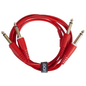 U97004RD Ultimate Audio Cable Set 1/4 Jack - 1/4 Jack Red Straight 3m