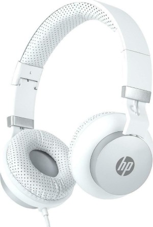 HP DHH-1205 Wired On Ear Headphones White