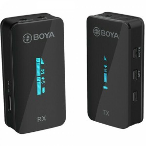BOYA BY-XM6-S1 Micrófono inalámbrico ultracompacto de 2.4 GHz