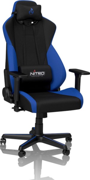Silla Gaming Nitro Concepts S300 Stealth Negro/Azul Galáctico (NC-S300-BB)