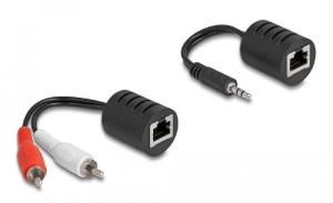 DeLock Μετατροπέας RJ-45 female σε 3.5mm / RCA male 7τμχ 87859