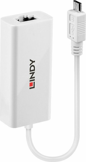 Lindy 42927 Adattatore di rete micro USB per connessione Ethernet cablata