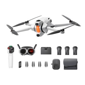Antigravity A1 Infinity Bundle -8K 360 Invisible Drone-3x High-capacity Bat.,4 Propellers,Charge Hub