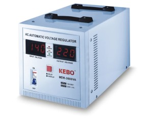 ΣΤΑΘΕΡΟΠΟΙΗΤΗΣ-ΡΥΘΜΙΣΤΗΣ ΤΑΣΗΣ 3000VA ΨΗΦΙΑΚΟΣ SERVO (MDR) KEBO