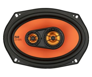 Gas Car Audio MAD X1-694 Altavoces ovalados para coche 6x9 100WRMS/4Ohm