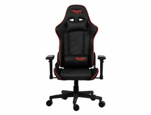 Armaggeddon Shuttle II Leather Gaming Chair with Adjustable Arms Red