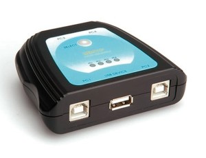 VALUE Manual USB 2.0 Printer Switch, 4 Ports