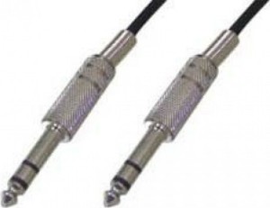 Kabel 6.3 mm Stecker - 6.3 mm Stecker 5 m (01.037.0393)