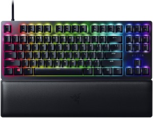 RAZER HUNTSMAN V2 TENKEYLESS – TASTIERA DA GIOCO OTTICA RGB (INTERRUTTORE ROSSO LINEARE) – LAYOUT USA