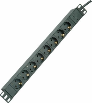 Roline 19.07.1623-10 Multi-Socket Rack 19 8 Sitze Souko In C14 Schwarz