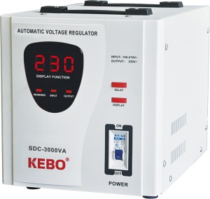 Σταθεροποιητής - Ρυθμιστής Τάσης 3000VA Ψηφιακός SERVO KEBO SDC-3000