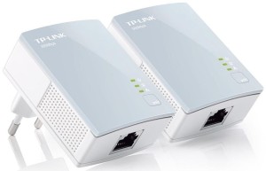 TP-LINK TL-PA411KIT v2 Powerline Dual für Kabelverbindung und Ethernet-Port