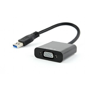 CABLEXPERT USB3-AUF-VGA-VIDEOADAPTER SCHWARZ