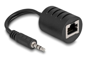 DeLock Μετατροπέας 3.5mm male σε RJ-45 female 2τμχ 87858