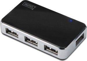 DIGITUS - DA-70220 - Hub 4 puertos Usb 2.0 con fuente de alimentación