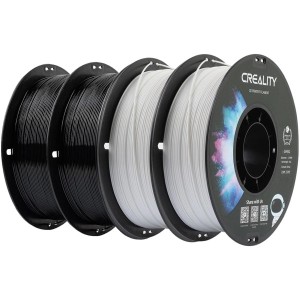 Creality CR-PETG Value Pack 4kg - 2x Black & 2x White 3D Printer Filament