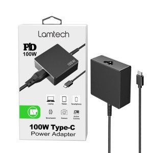 Adaptador de corriente tipo C Lamtech 100W LAM113423