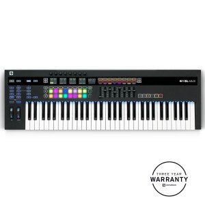 NOVATION USB MIDI CONTROLLER 5 OKTAVE - 61 SL MKIII