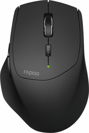 Rapoo MT550 Ratón Óptico Inalámbrico, Multimodo - Negro