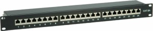 Valor 26.99.0360-5 Patch Panel 24 Puertos Cat6A Stp Negro